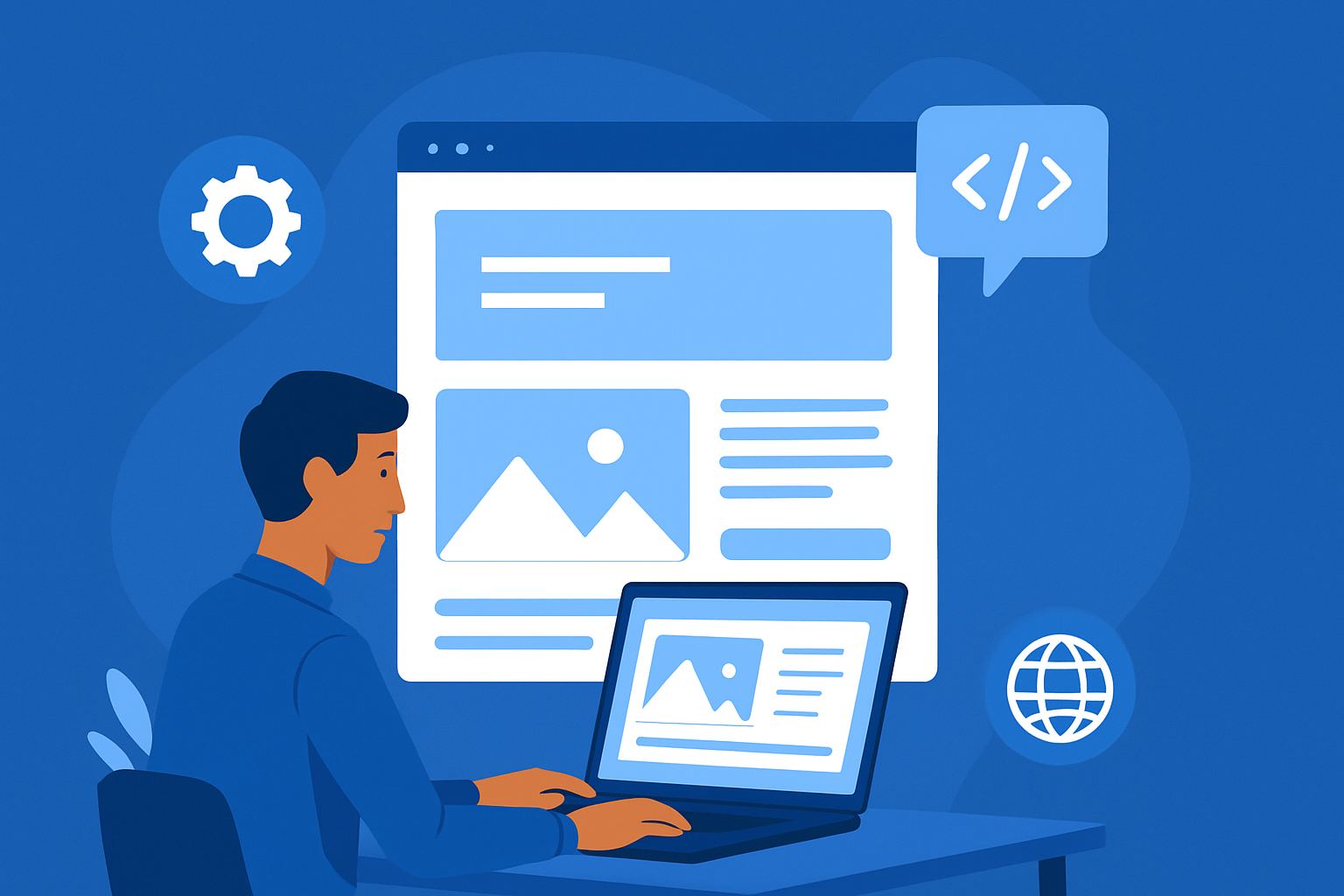 Web Development Illustration